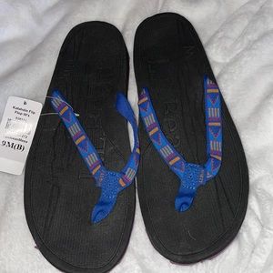 L.L. Bean Katahdin womens Flip Flop Deep Ocean Mesa